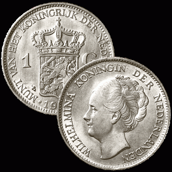 1 Gulden 1945 pe
